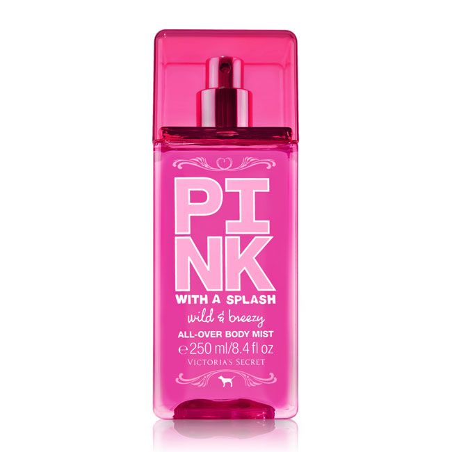 Pink with A Splash Wild Breezy by Victorias Secret 8 4 oz 250 ml Body