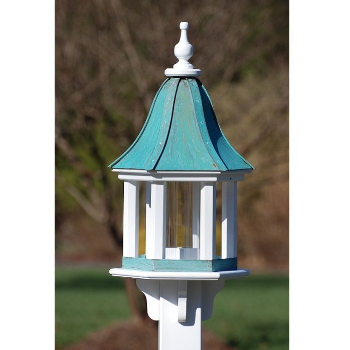 feeder with columns 12 item bf12 pc columns 12 gazebo birdfeeder 28 h