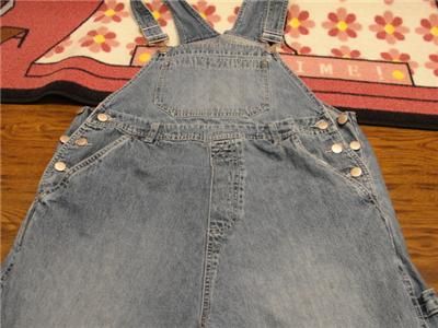 MOTHERHOOD,36X30,MATERNITY,BLUE JEANS,ADJUSTABLE,BIBS,OVERALLS,MEDIUM