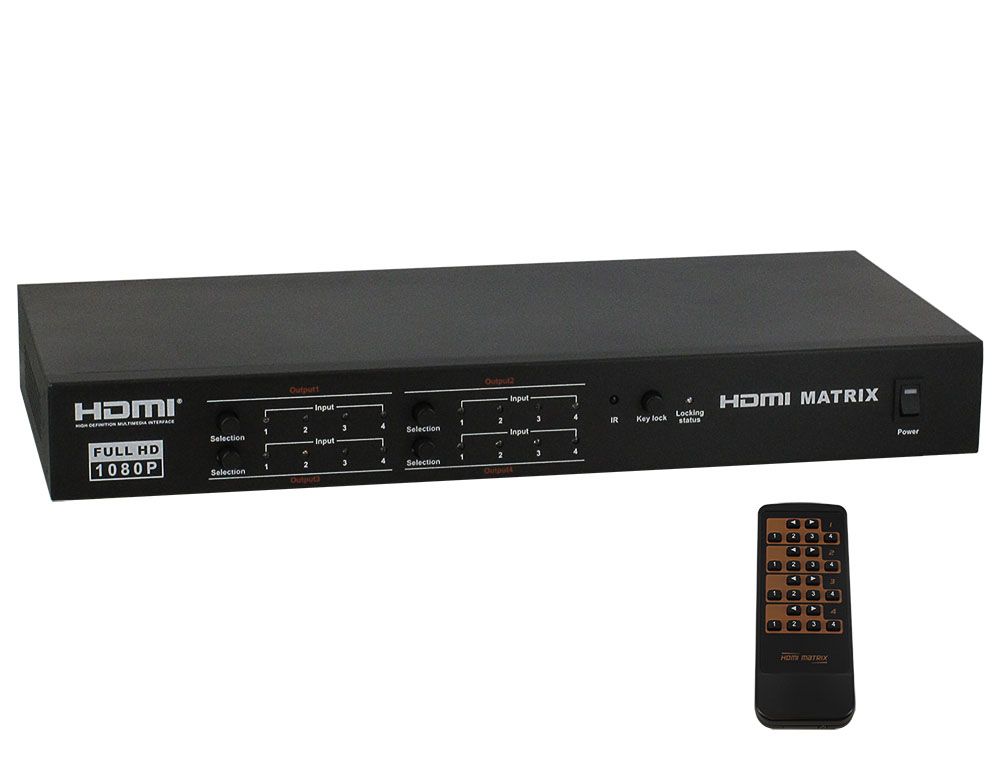 New 4x4 HDMI Matrix Switch