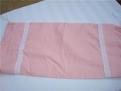 Monogrammed Bedding Set Letters MHJ Twin Size Peach Pink Coverlet