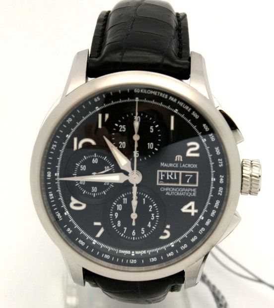 Maurice Lacroix Masterpiece Chronograph with Day and Date New $9 435