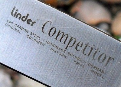 Linder Competitor Throwing Bowie C60 Carbon Steel Knife Outdoors