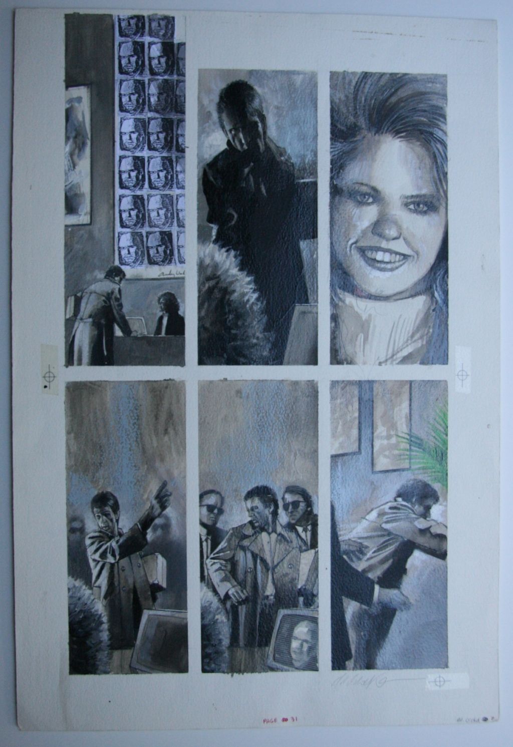 Black Orchid 1 P 31 Original Art by Dave McKean 