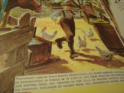 Walt Disneys Toby Tyler Golden Press RARE 1960 Edition