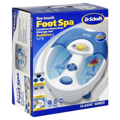 Dr Scholls Foot Spa Toe Touch w Massage Smart Heat Lightly Used