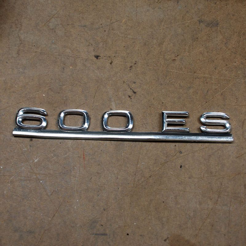 Mercedes Benz 600 ES 600ES Trunk Emblem