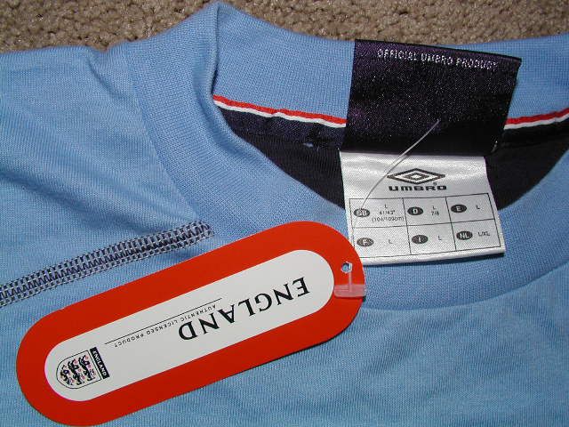 as worn by David Beckham, Michael Owen in their training for England