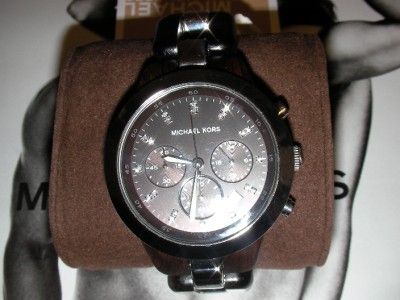 Michael Kors MK5611 Chronograph Showstopper Wood Womens Watch