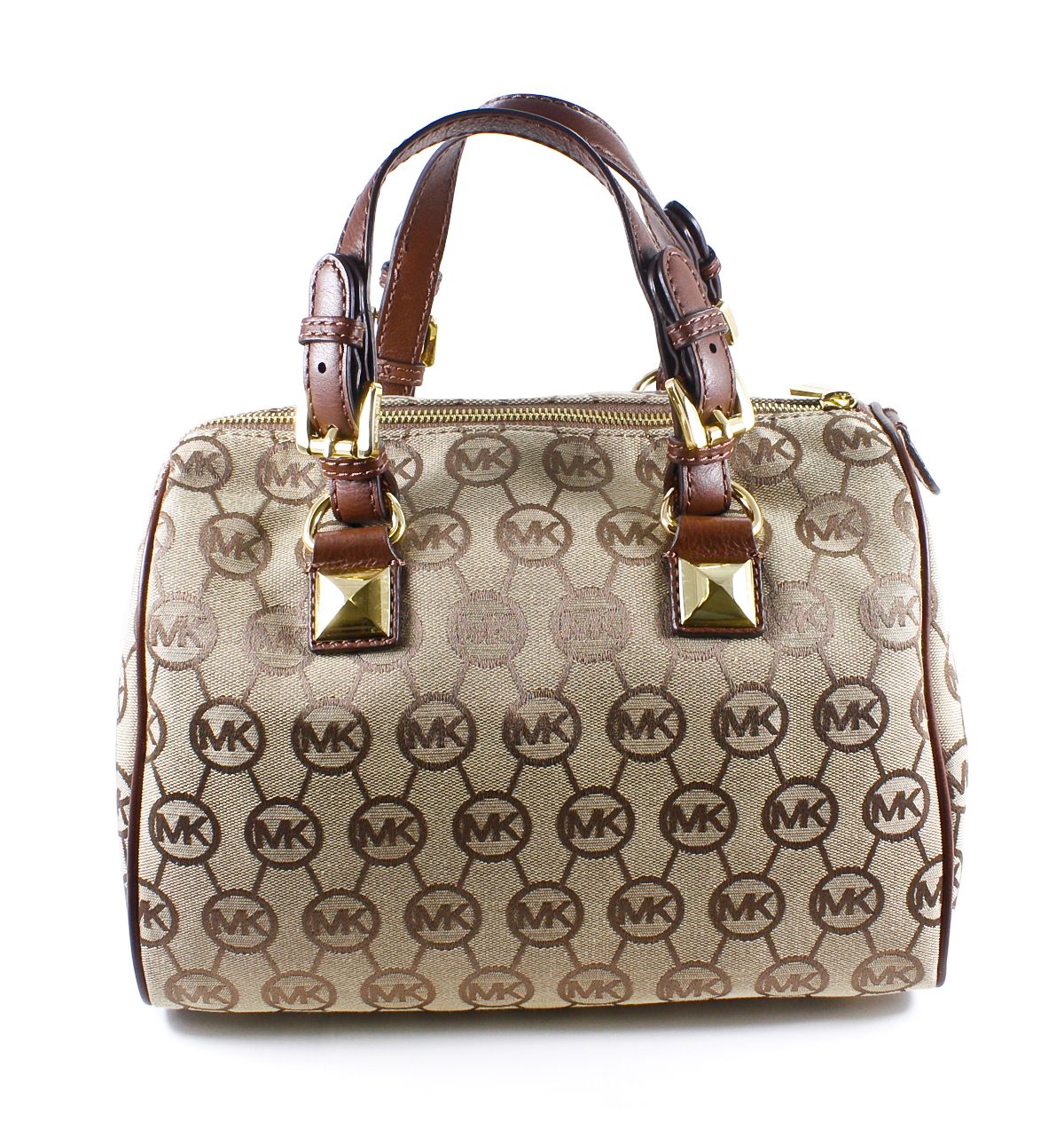 the popular michael kors monogram jacquard adds even more polish