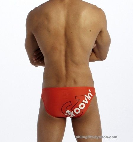 Groovin Metropolis Classic Swim Trunk Red Many Sizes