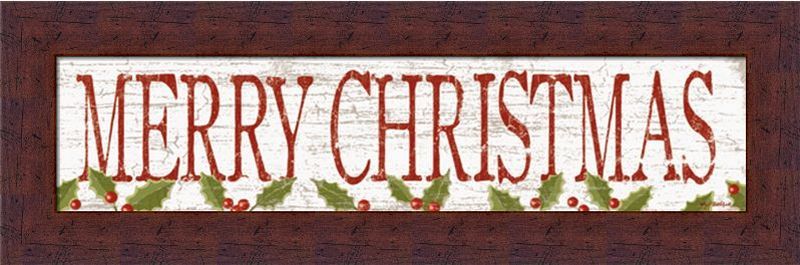 Merry Christmas by Kathy Middlebrook Holiday Sign Christmas Décor