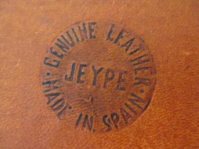 Leather Jeype Hunting Knight Miguel De Cervantes Box Casket 1950