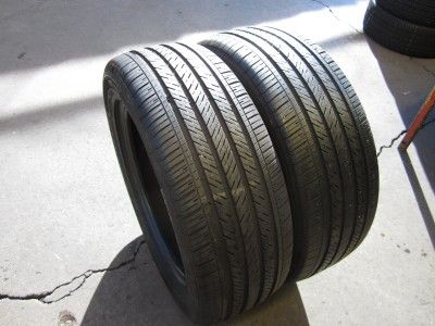 Pair 2 235 55 18 Michelin Pilot HX MXM4 Used Tires