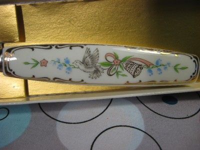 Michio Suzuki Lefton Wedding Cake Spatula Server Doves