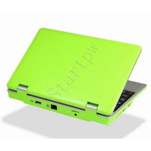 Green Android 4 0 7 Netbook Mini Laptop Notebook WiFi Camera 512M 4GB