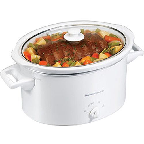 Qt Multi Temp Slow Cooker & Roaster, Hamilton Beach Crock Pot Food