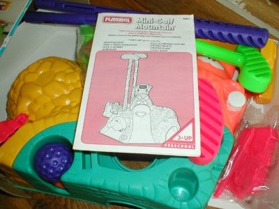 New Vintage 1997 Playskool Mini Golf Mountain Game Parts SEALED See 11