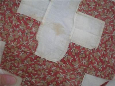 Very Old Antique Signature Quilt Blocks