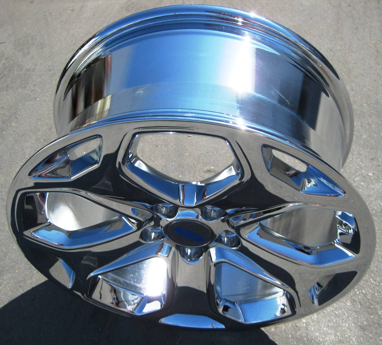 NEW 18 FACTORY FORD EDGE OEM CHROME WHEELS RIMS 2010 13 3848 OUTRIGHT