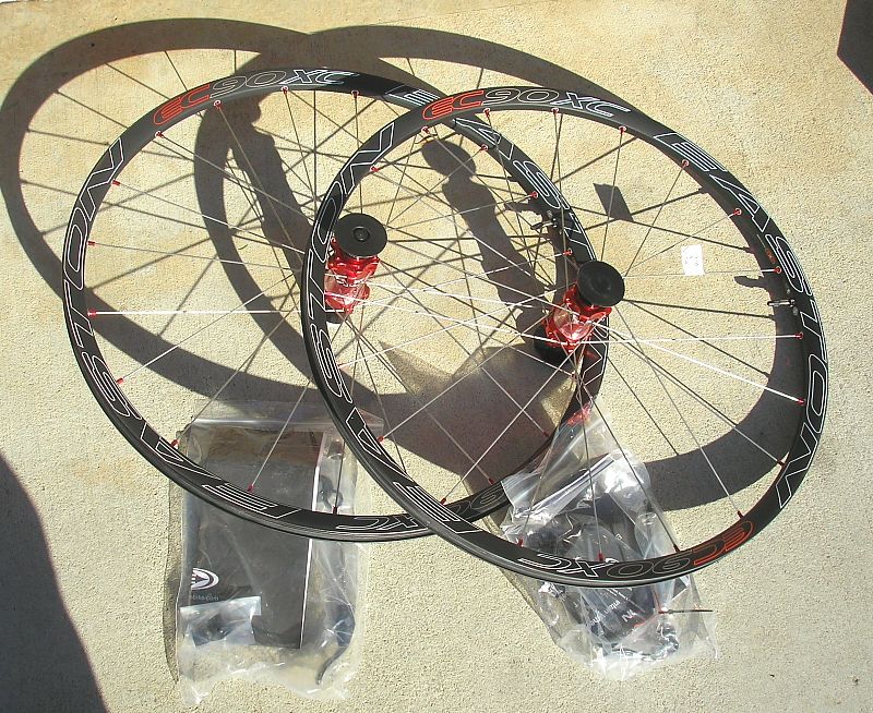 2012 New Carbon Wheelset EC90 XC Wheelset Easton Tubeless MTB 26