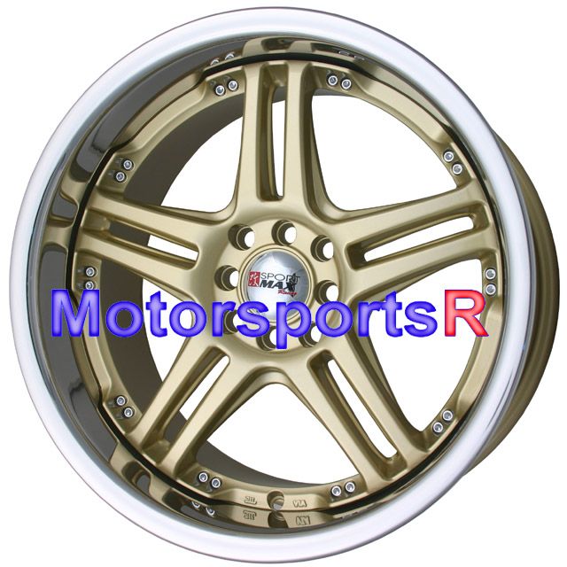 18 XXR 502 Gold Staggered Rims 4 Lugs Nissan 240sx S13