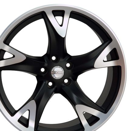 Nissan Matte Black 370Z Wheels 20x10 20x8 5 nismo Set of 4 Rims