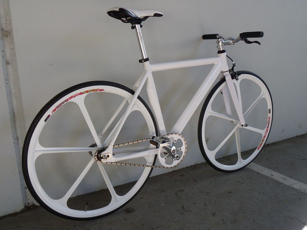 Rear 700c Teny Rim White Aerospoke Pimp Your Fixie This Year