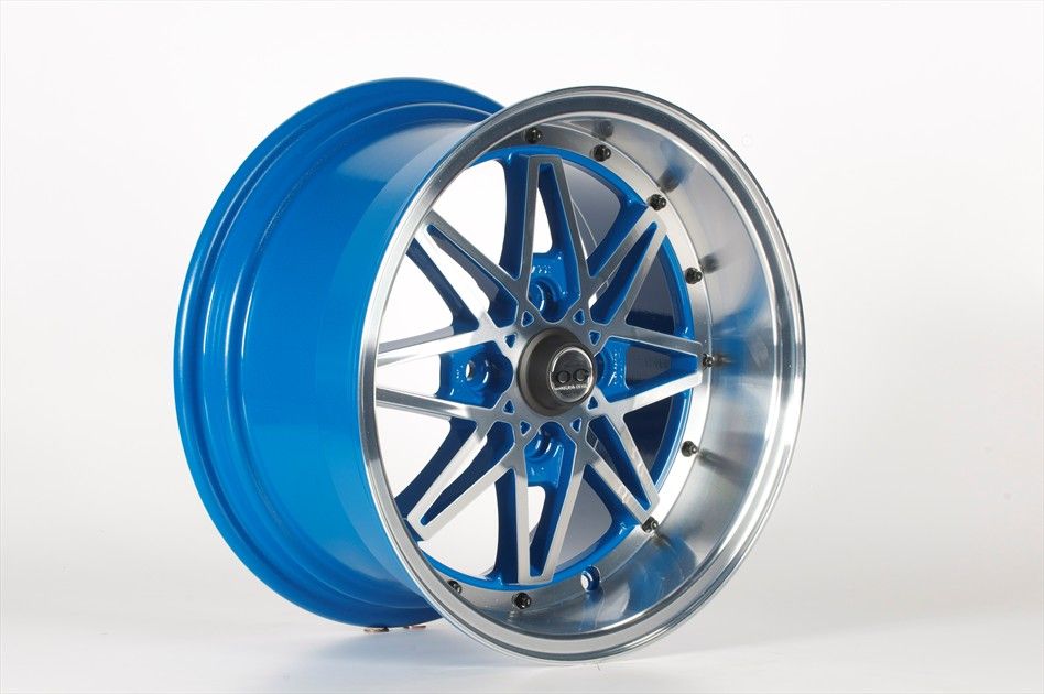 15 OG Axis Old Skool Style Blue Wheels Rims Fit Honda Civic DX EX