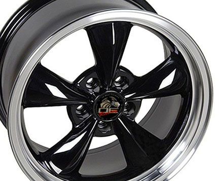 17 Black Bullitt Bullet Wheels Set of 4 Rims Fits Mustang® GT