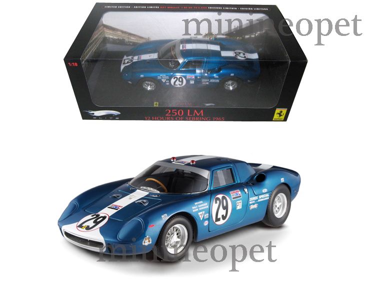 Elite 1964 Ferrari 250 LM 250LM Sebring 29 1 18 Blue