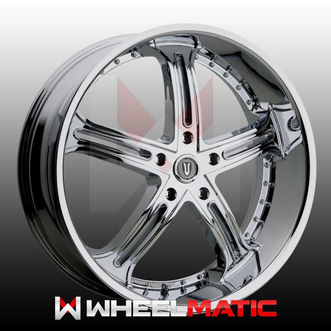 Set of 4 New 26 Versante 226 5x139 7 15 Wheels Rims Chrome