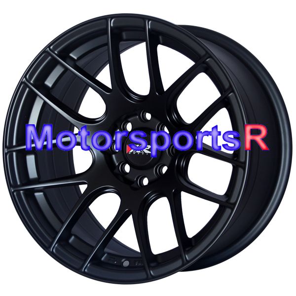 16 16x8 25 XXR 530 Flat Black Concave Rims Wheels Stance 03 04 05 06