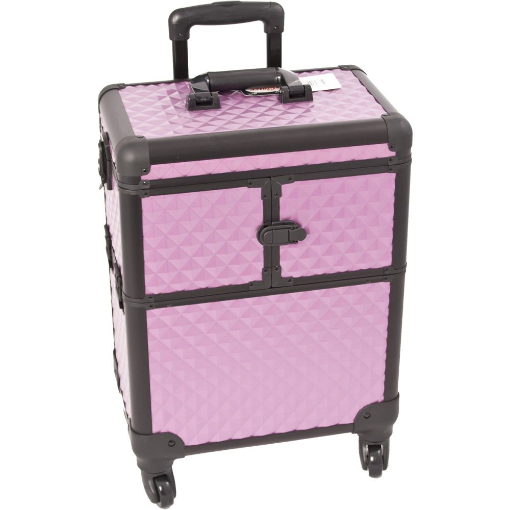 Cosmetic E Series Interchangeable 4 Wheels Bottom Rolling Makeup Case