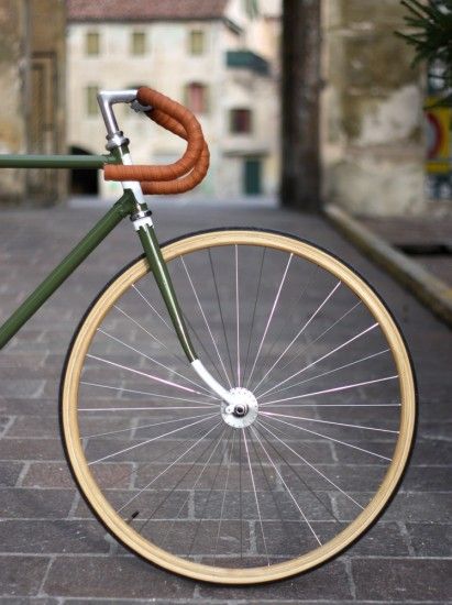 CB Italia Wooden Rims for Race Road and Track Bicycle