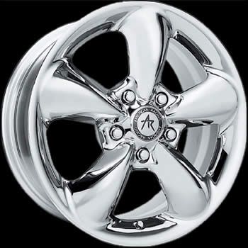 16x7 Chrome Wheel American Racing Aero 5x100