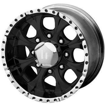 15x8 Black Wheel Helo HE791 5x5 5