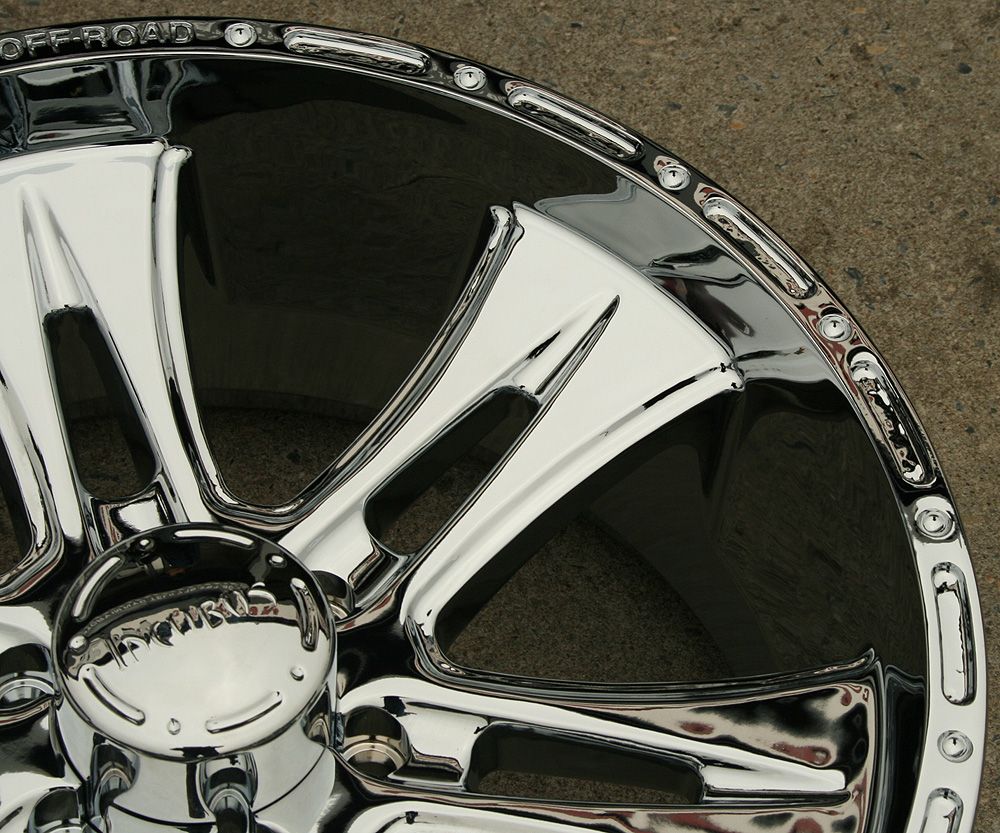 INCUBUS BRAWN 714 22 CHROME RIMS WHEELS TAHOE AVALANCHE / 22 X 9.5 6H