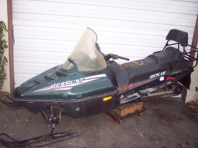 95 Arctic Cat Bearcat 340 Cougar Ext 580 Snowmobile Ski