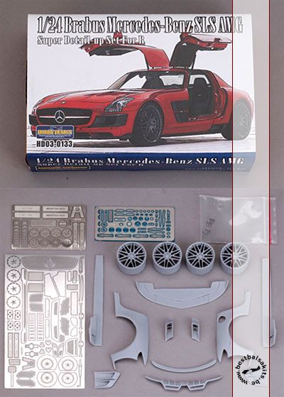 BRABUS MULTI MEDIA TRANSKIT for REVELL 1/24 MERCEDES SLS AMG (#80 7100