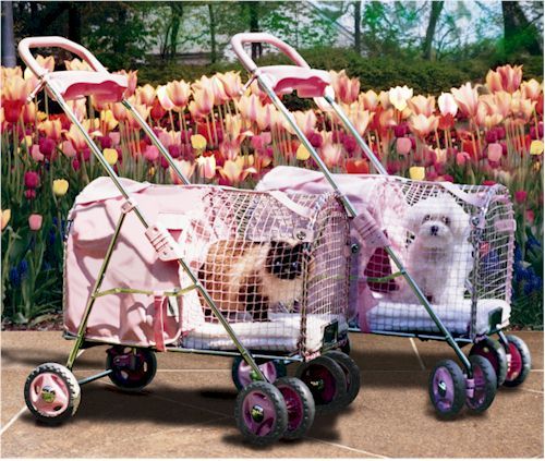 Kittywalk Kwpspink 5th Ave Pet Dog Cat Stroller Pink