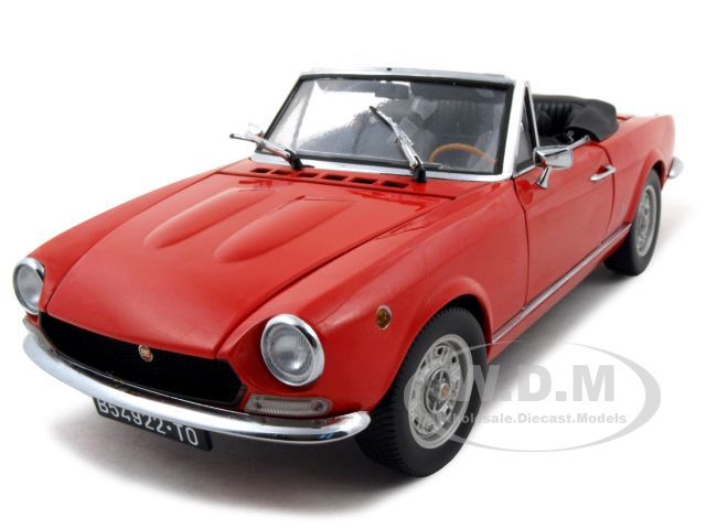 1970 Fiat Spider 124 bs1 Red 1 18 Platinum Ed Model