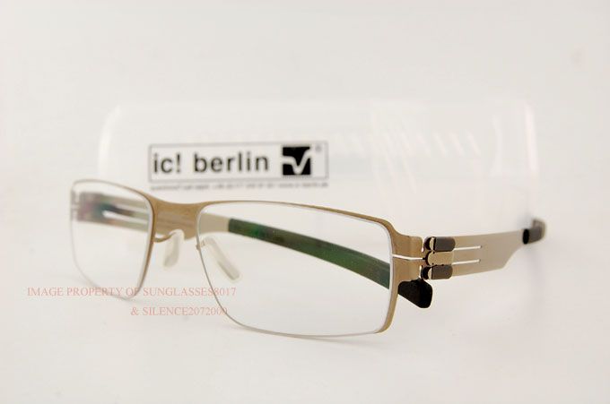 Brand New IC BERLIN Eyeglasses Frames Model Wasserflut Color Bronze