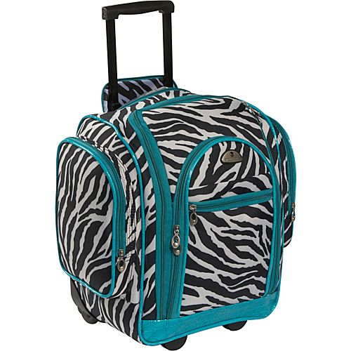 American Flyer Animal Print Carry on Organizer Zebra