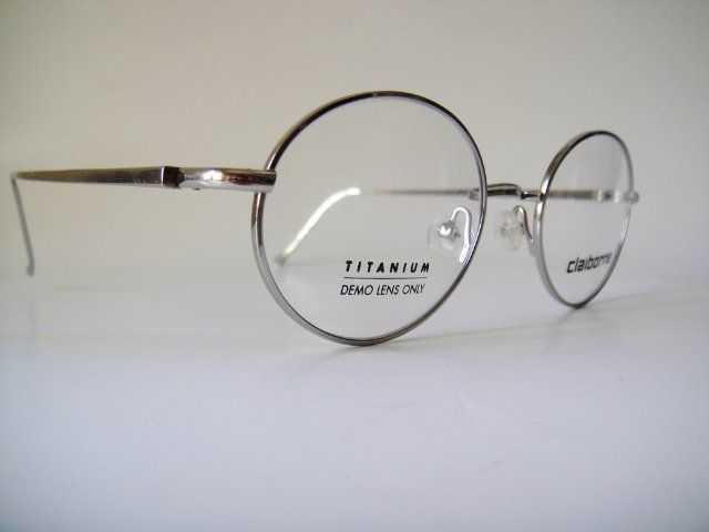 Liz Claiborne Titanium Eyeglasses Frames Spectacles Round Vintage