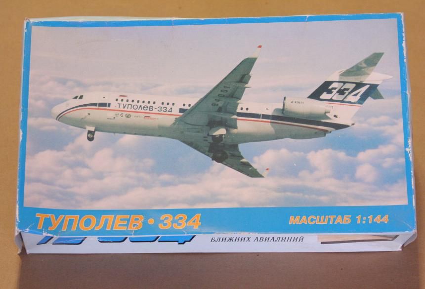 Tupolev Tu 334 Passenger Jet 1 144 Scale New 5