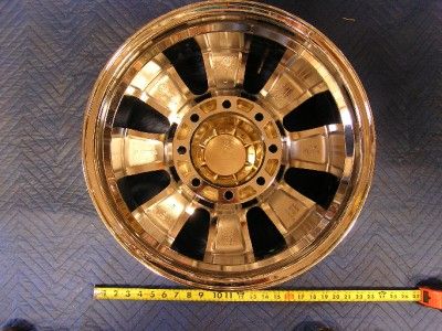 Two Mazzi 17x10 Chrome Rims 8 161 1 Et 25mm New Pair