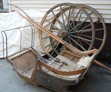 Horse Drawn 2 Wheel Gig Carriage Buggy from Scandinavia