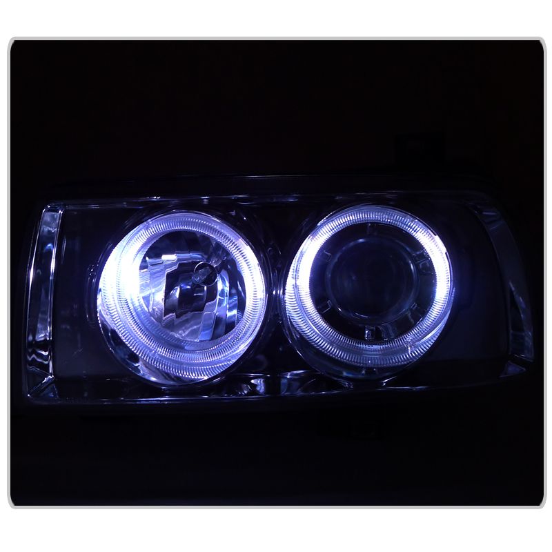 1993 1998 Volkswagen Jetta MK3 Dual Halo Projector Headlight Lamps