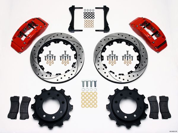 Wilwood Disc Brake Kit Chevy Avalanche 2500 4 63 Red 16